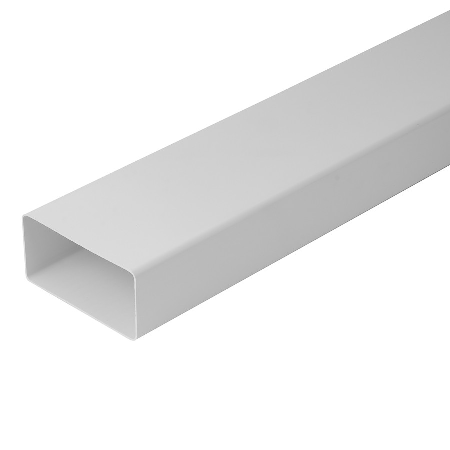 flat duct plastic, 110x55mm, 1m