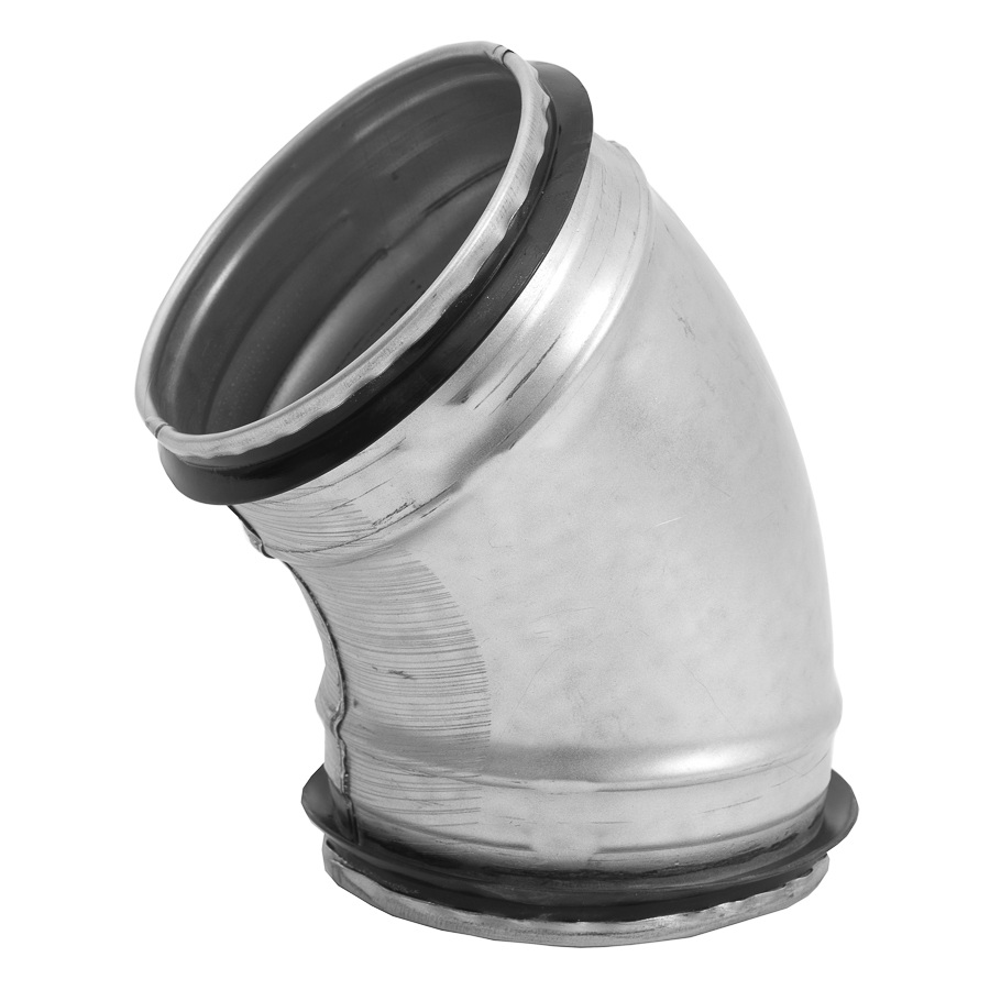 kolano metalowe, 45°- Ø100mm z uszczelniaczem, formowana