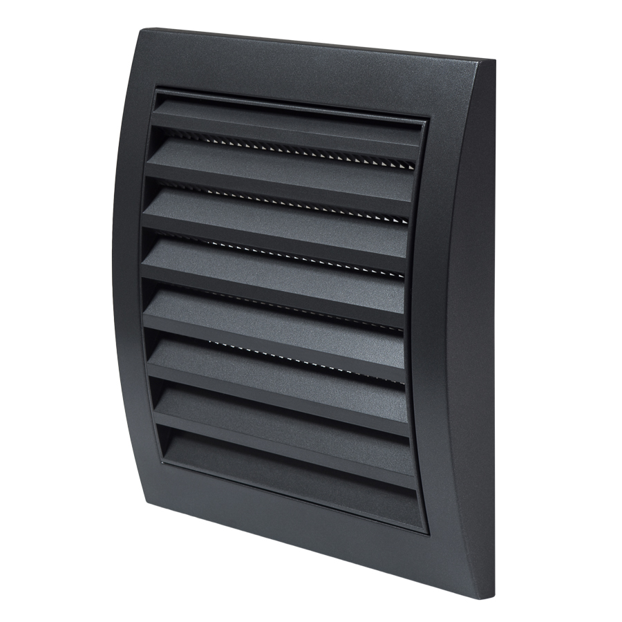 grille plastic, 148x153mm, anthracite