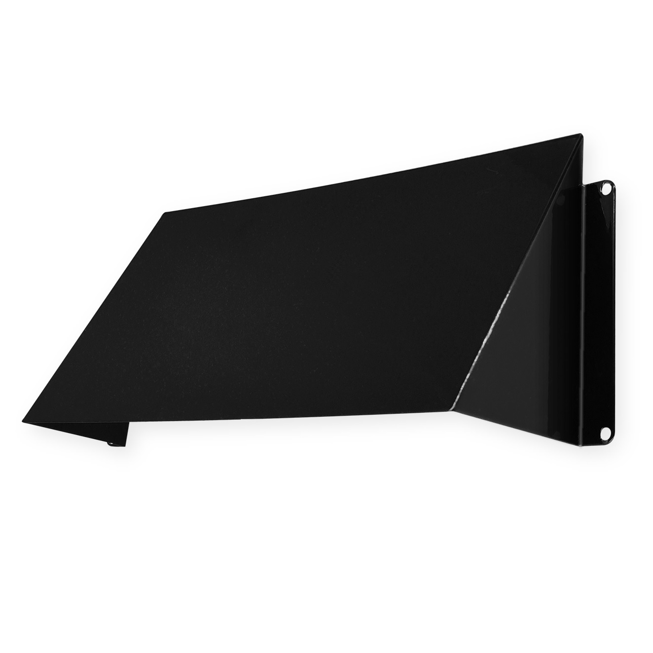 outlet cover metal, 250x120mm, black