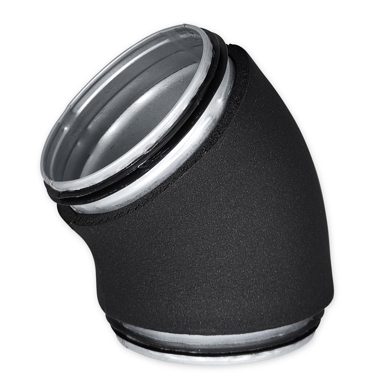 pre-insulated elbow metal, 45°- Ø100mm with gaskets, extruded, isolation 9mm