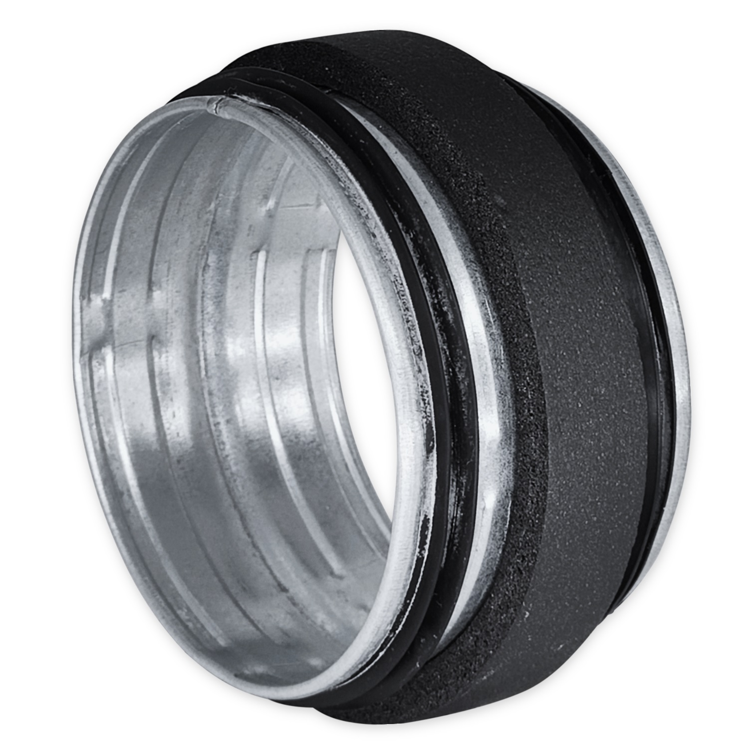 pre-insulated connector metal, Ø125mm with gaskets, isolation 9mm